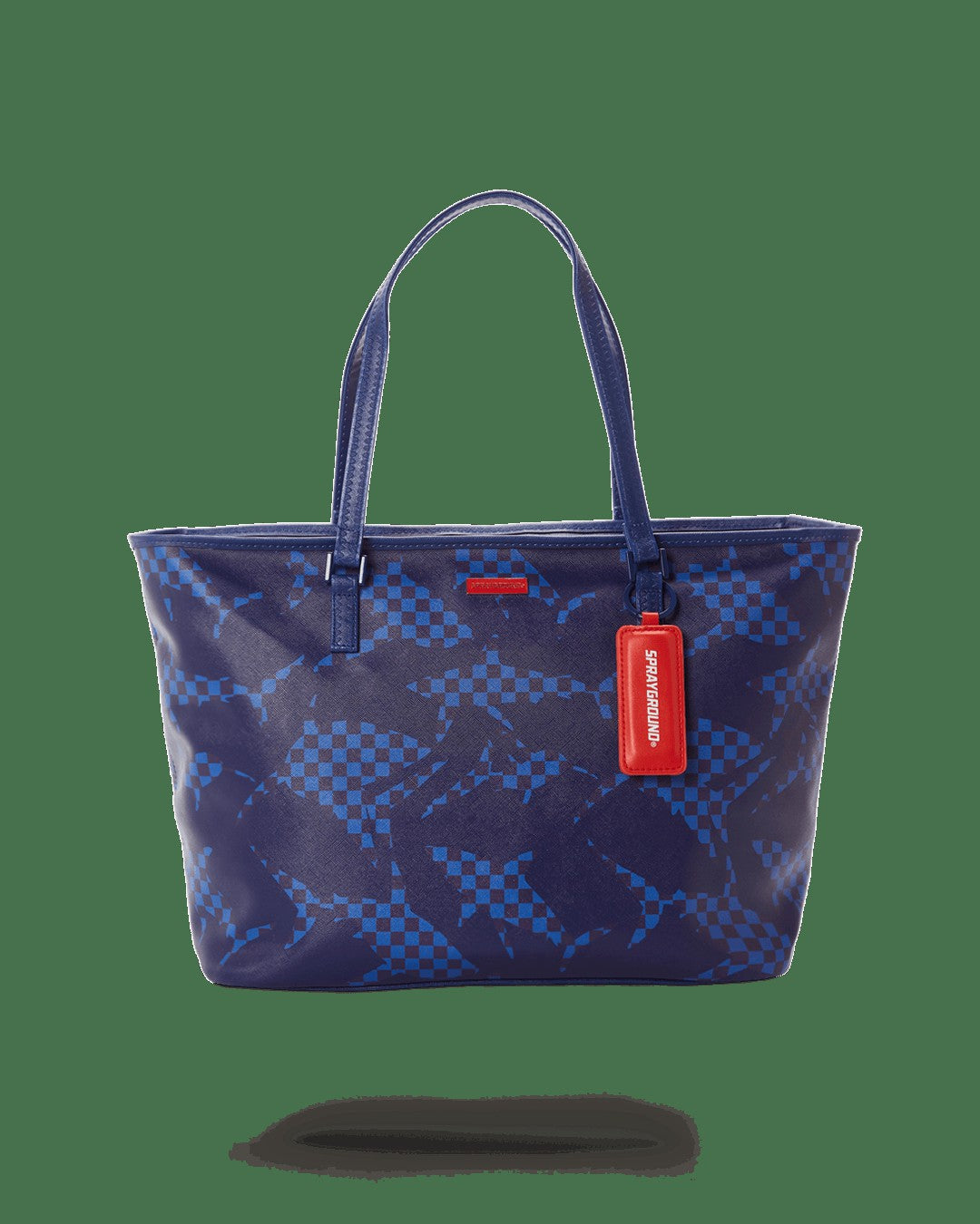 Sprayground SHARK CHECK (BLUE) TOTE