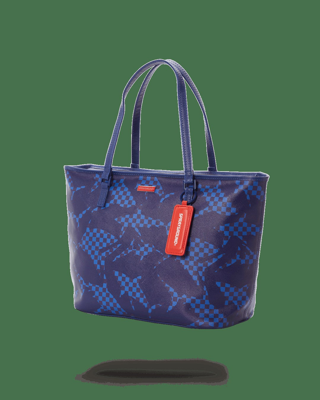Sprayground SHARK CHECK (BLUE) TOTE