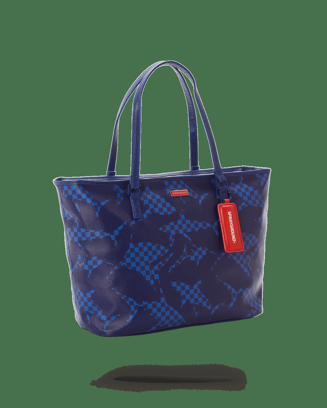 Sprayground SHARK CHECK (BLUE) TOTE