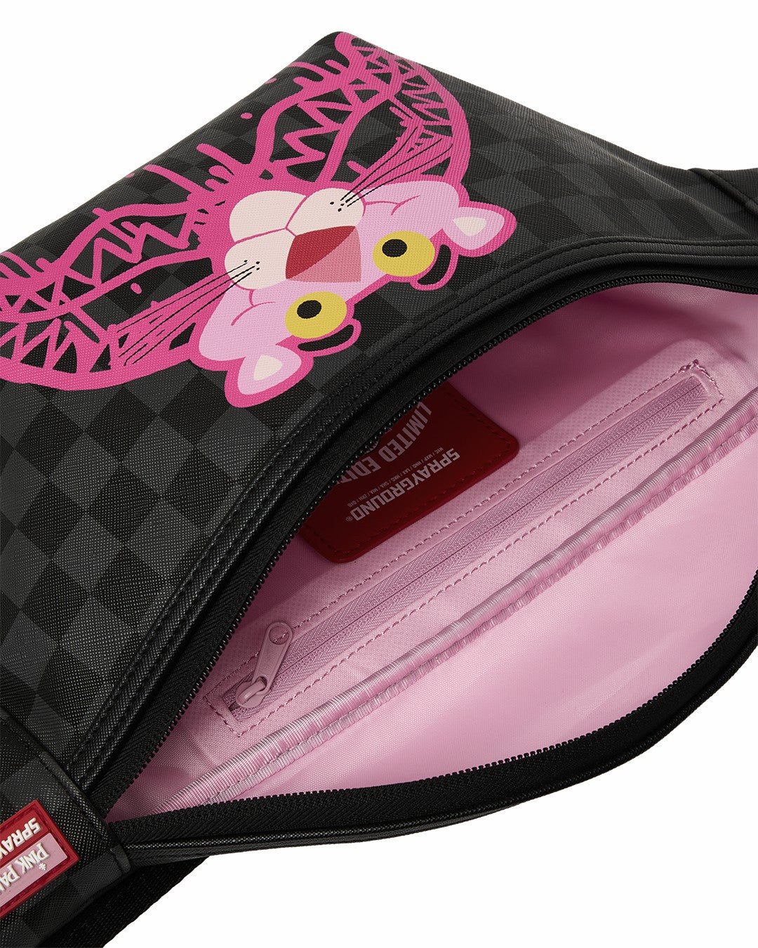 Sprayground PINK PANTHER DIAMOND SHARK SAVVY CROSSBODY