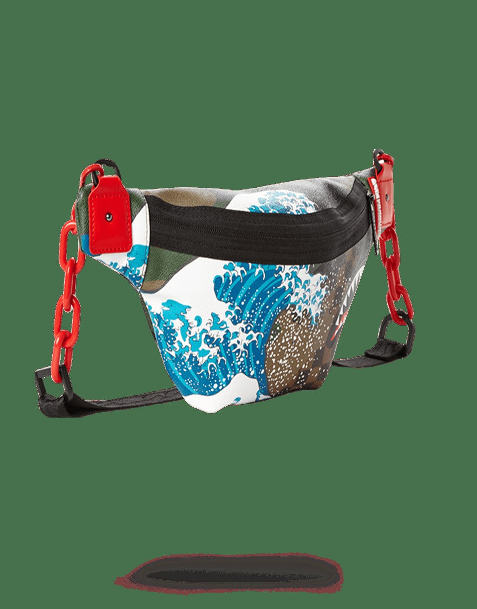 Sprayground CAMOKAWA WAVE SHARK CROSSBODY