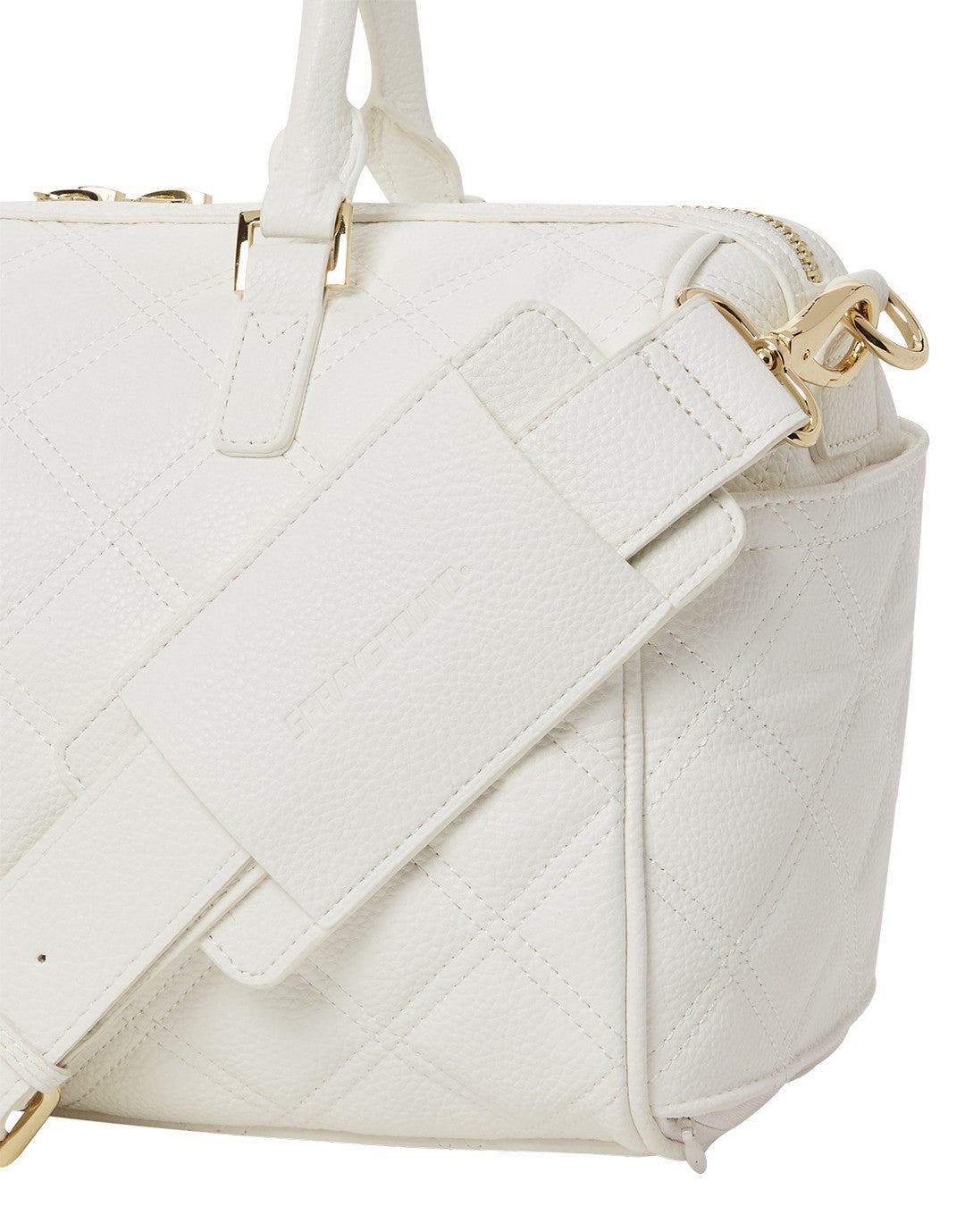 Sprayground RIVIERA LE BLANC GOLD CHAIN SHARK MINI DUFFLE