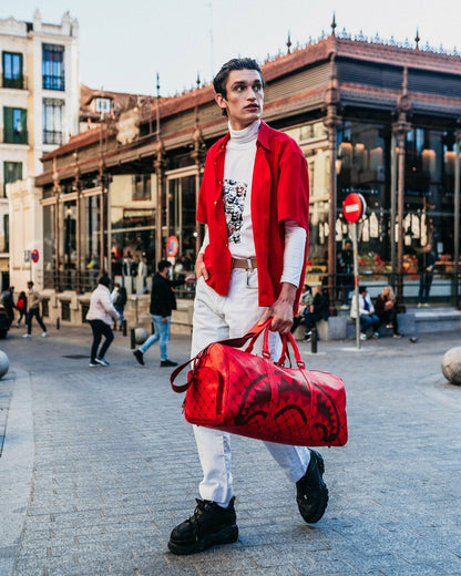 Sprayground MONEY PATTERN BRICK DUFFLE