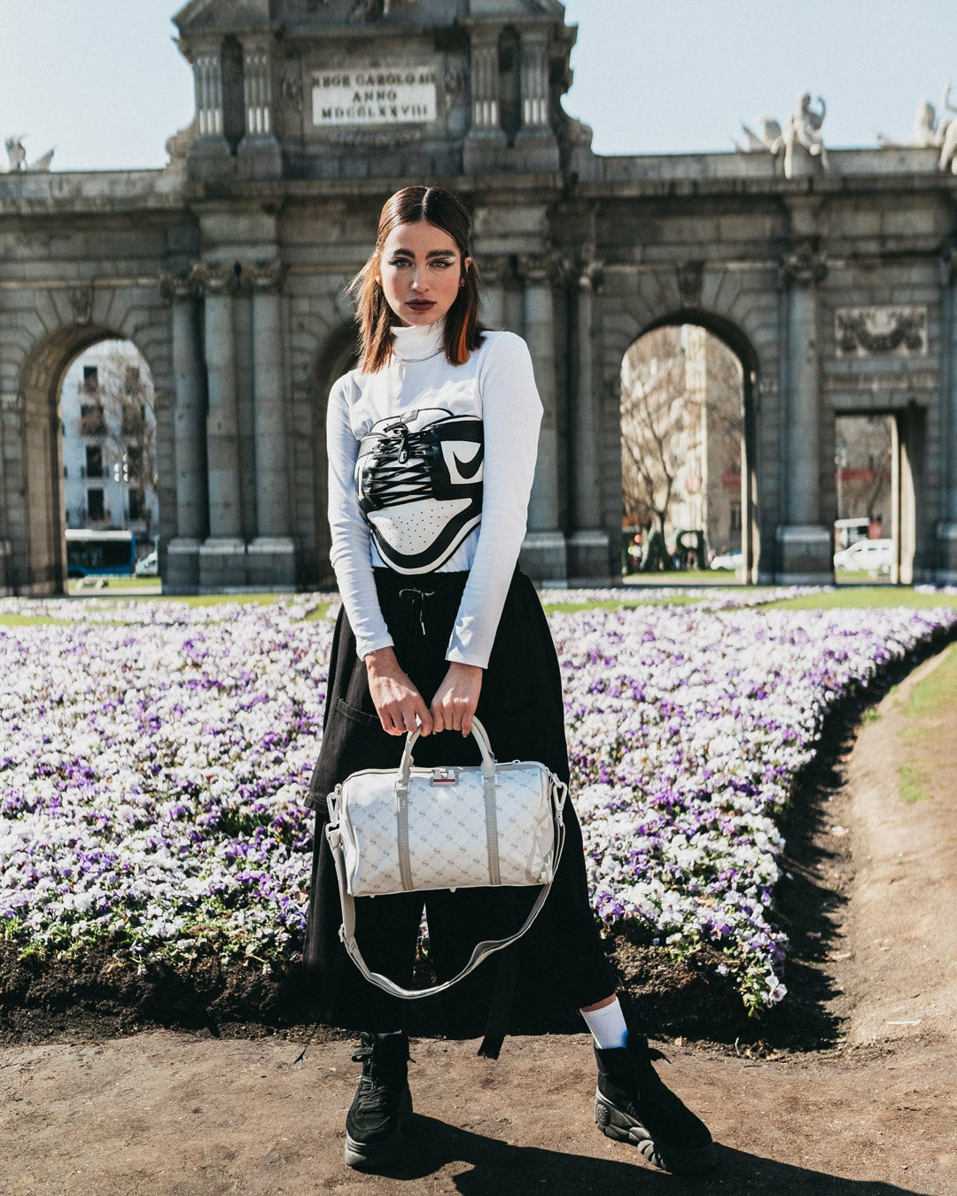 Sprayground MONEY PATTERN POWDER MINI DUFFLE