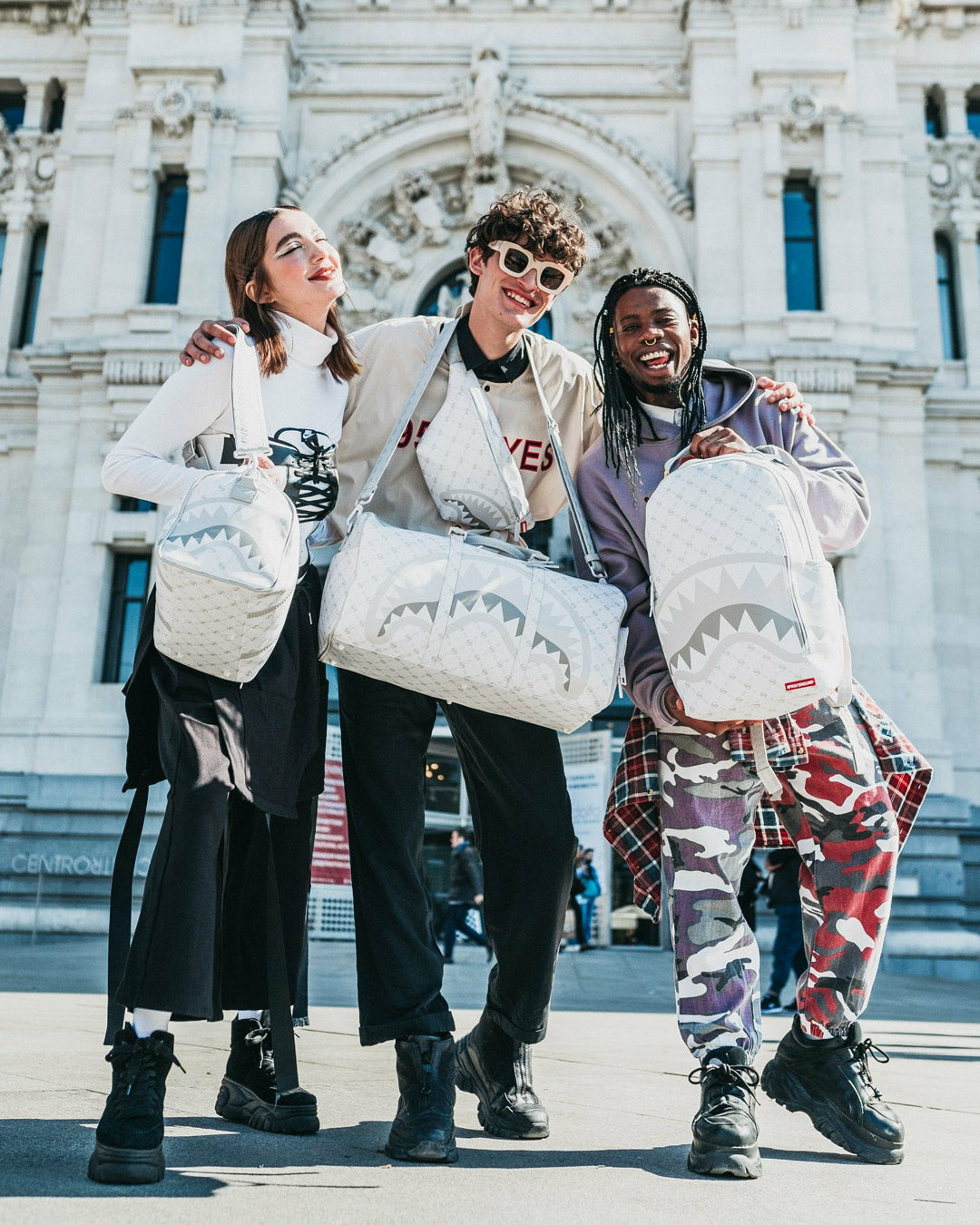 Sprayground MONEY PATTERN POWDER MINI DUFFLE