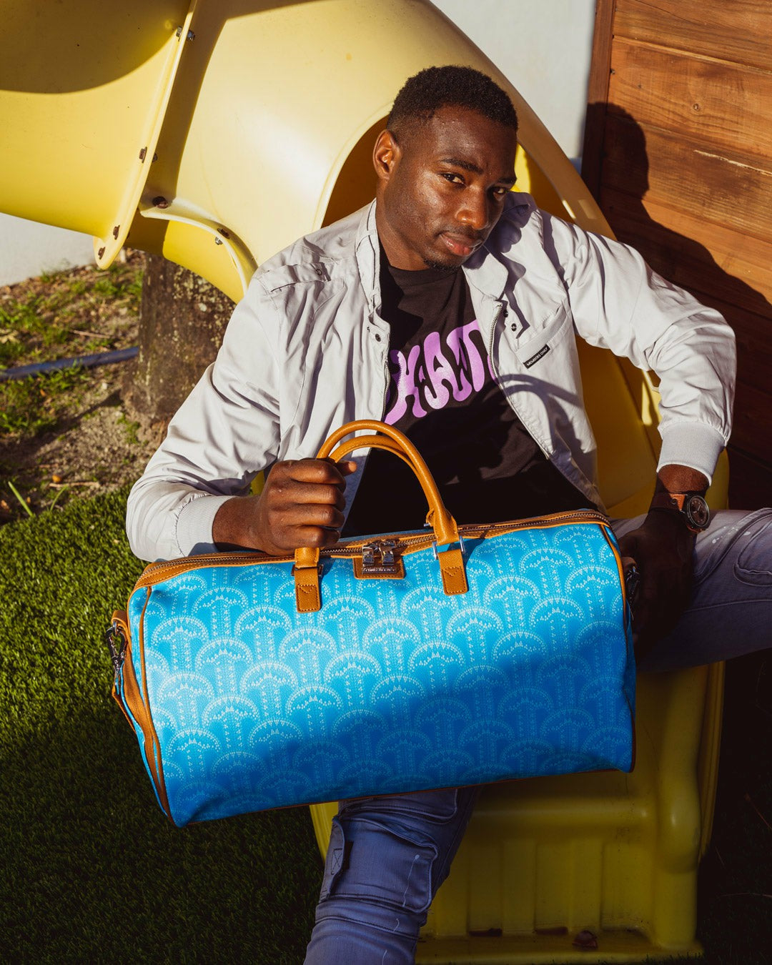 Sprayground ILLUCHAINS TURQ DUFFLE
