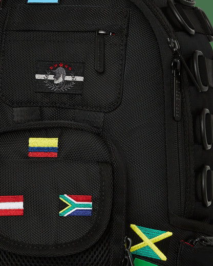 Sprayground JAMES FIRST CLASS GLOBAL FLAGS SPECIAL OPS CARGO BACKPACK