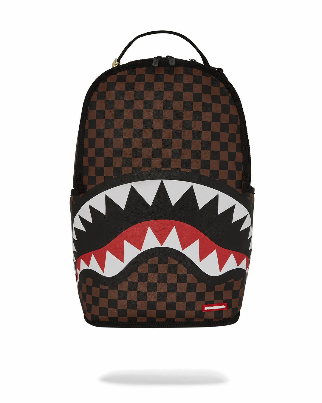 Sprayground NOOO WAY!!! A REVERSIBLE BACKPACK - PURPLE VELOUR TO OG SHARKS IN PARI