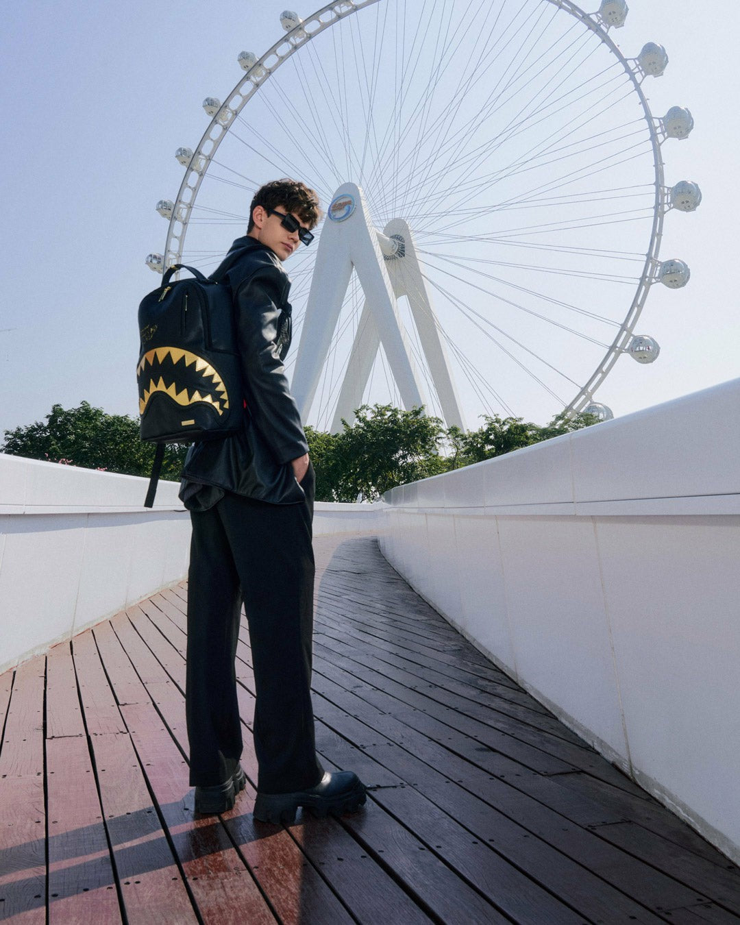 Sprayground SHARK CENTRAL GILDED BITE BACKPACK