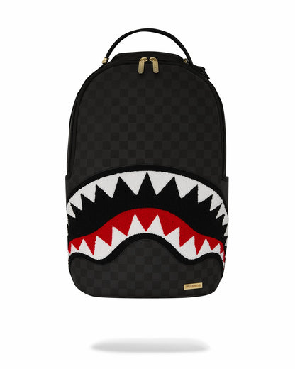 Sprayground LIGHTS OUT SHARKS IN PARIS CHENILLE SHARK BACKPACK