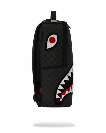 Sprayground LIGHTS OUT SHARKS IN PARIS CHENILLE SHARK BACKPACK