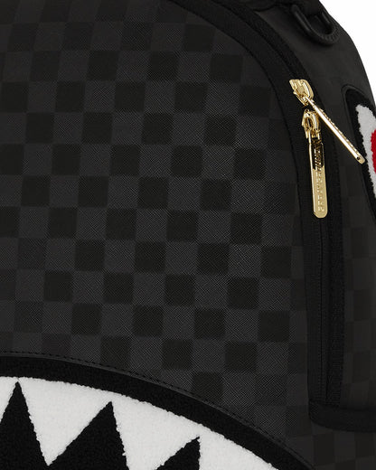 Sprayground LIGHTS OUT SHARKS IN PARIS CHENILLE SHARK BACKPACK