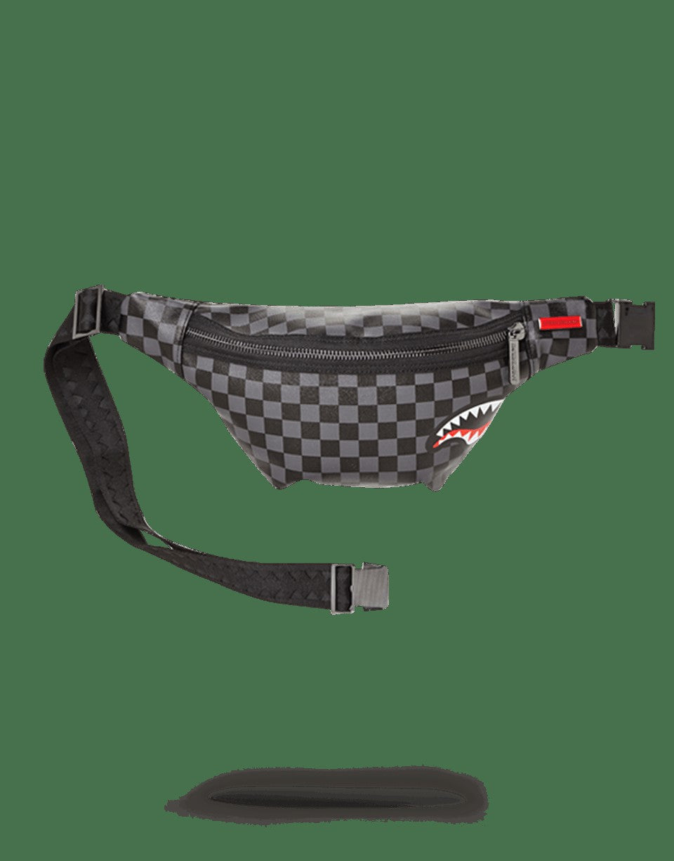 Sprayground SHARKS IN PARIS (BLACK CHECKERED EDITION) CROSSBODY
