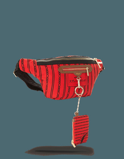 Sprayground REVERSE SHARKS IN PARIS CROSSBODY (RED)