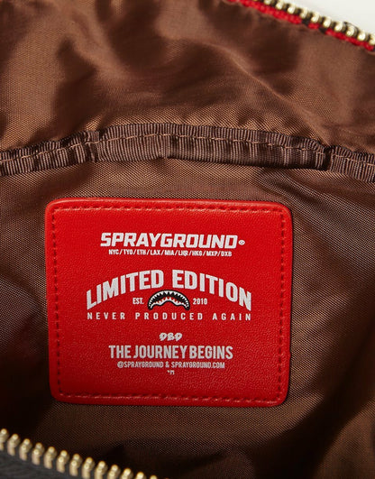 Sprayground REVERSE SHARKS IN PARIS CROSSBODY (RED)