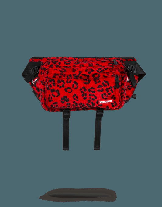 Sprayground RED LEOPARD CROSSBODY TRANSPORTER