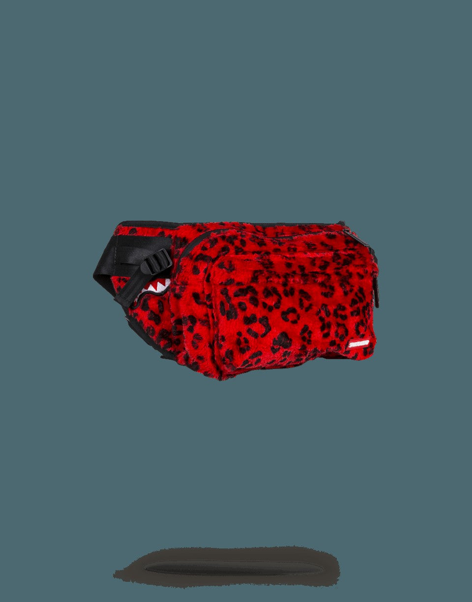 Sprayground RED LEOPARD CROSSBODY TRANSPORTER