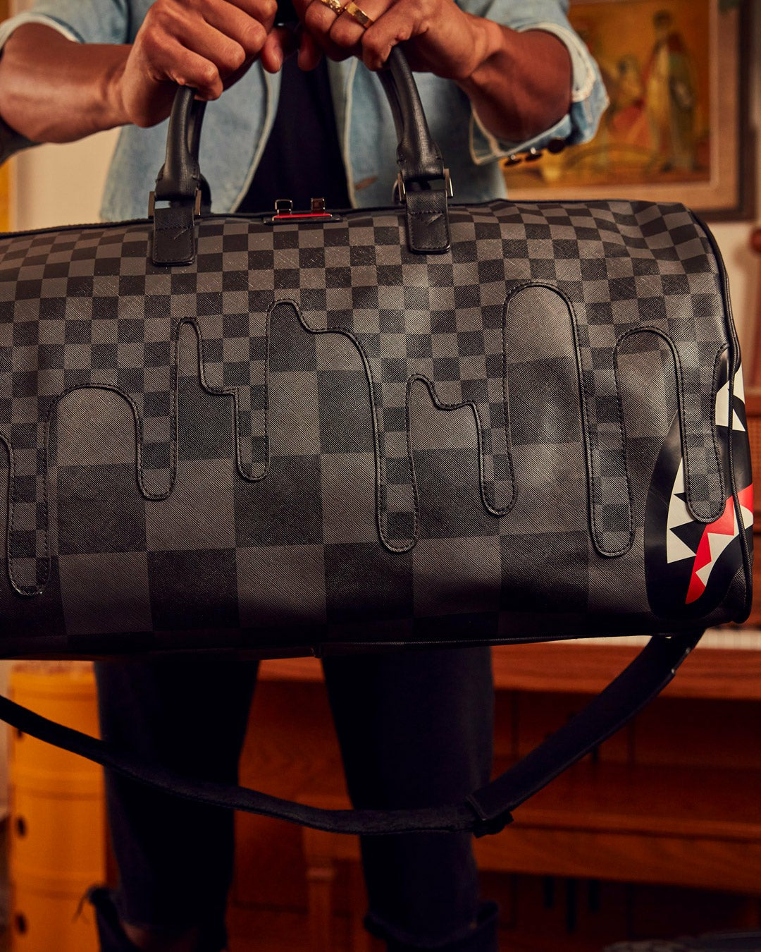 Sprayground XTC GREY SHARKS IN PARIS DUFFLE