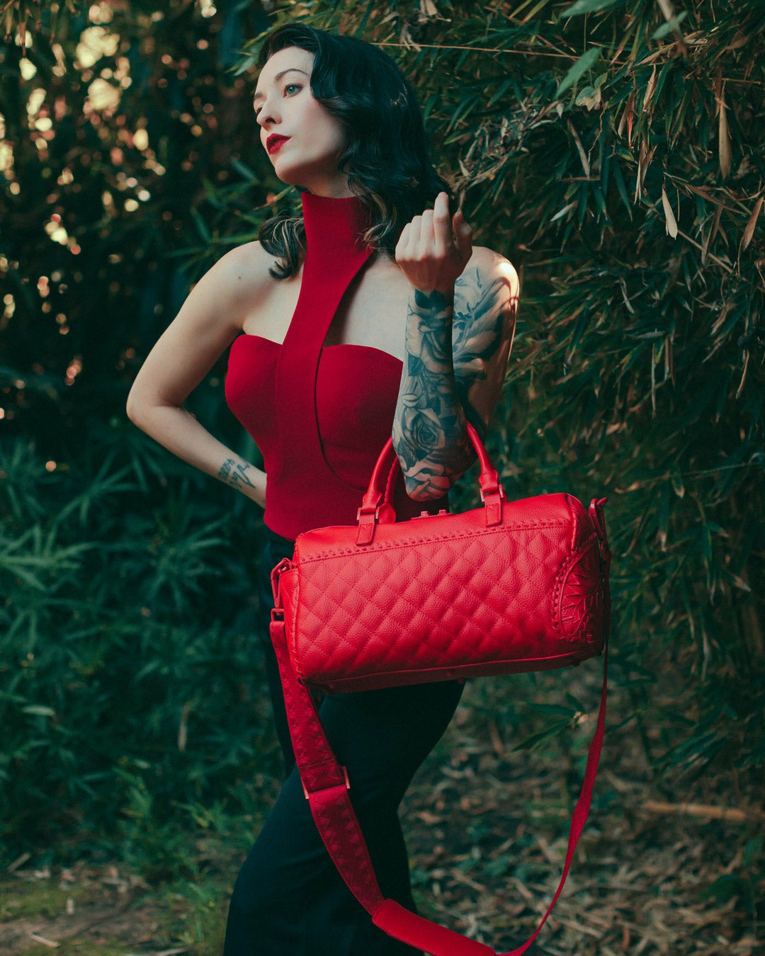 Sprayground RED RIVIERA MINI DUFFLE