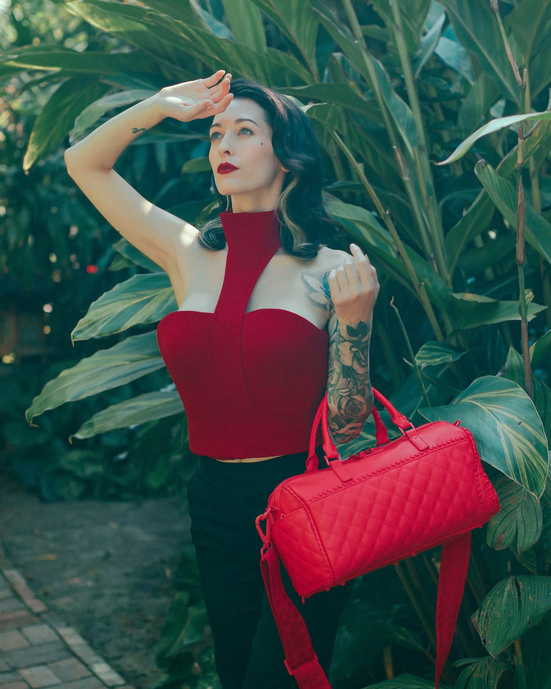 Sprayground RED RIVIERA MINI DUFFLE