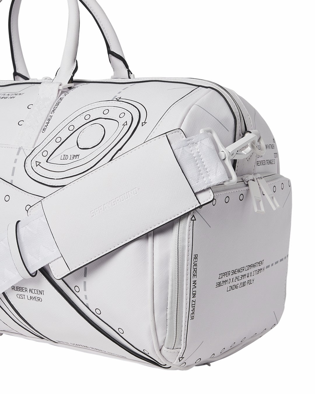 Sprayground TECHNICAL CUT & SHARK DUFFLE