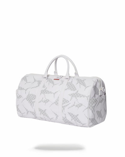 Sprayground SHARK CHECK (WHITE) DUFFLE