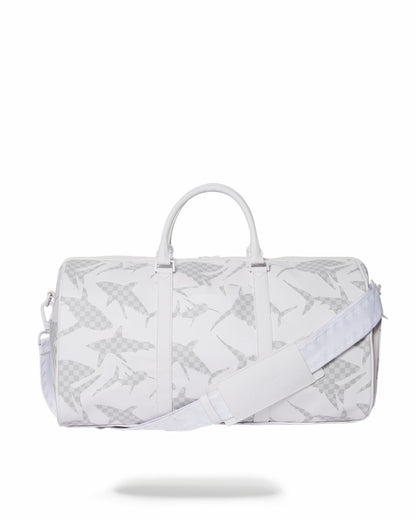 Sprayground SHARK CHECK (WHITE) DUFFLE