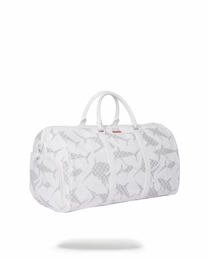 Sprayground SHARK CHECK (WHITE) DUFFLE