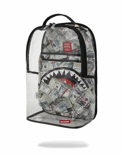 Sprayground CLEAR BACKPACK - MONEY CHOMP