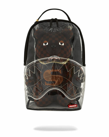 Sprayground CLEAR BACKPACK - SHARKS IN PARIS BEAR