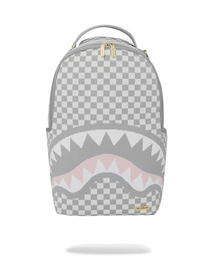 Sprayground KNIT SHARKS IN PARIS IN CREAM DLX BACKPACK
