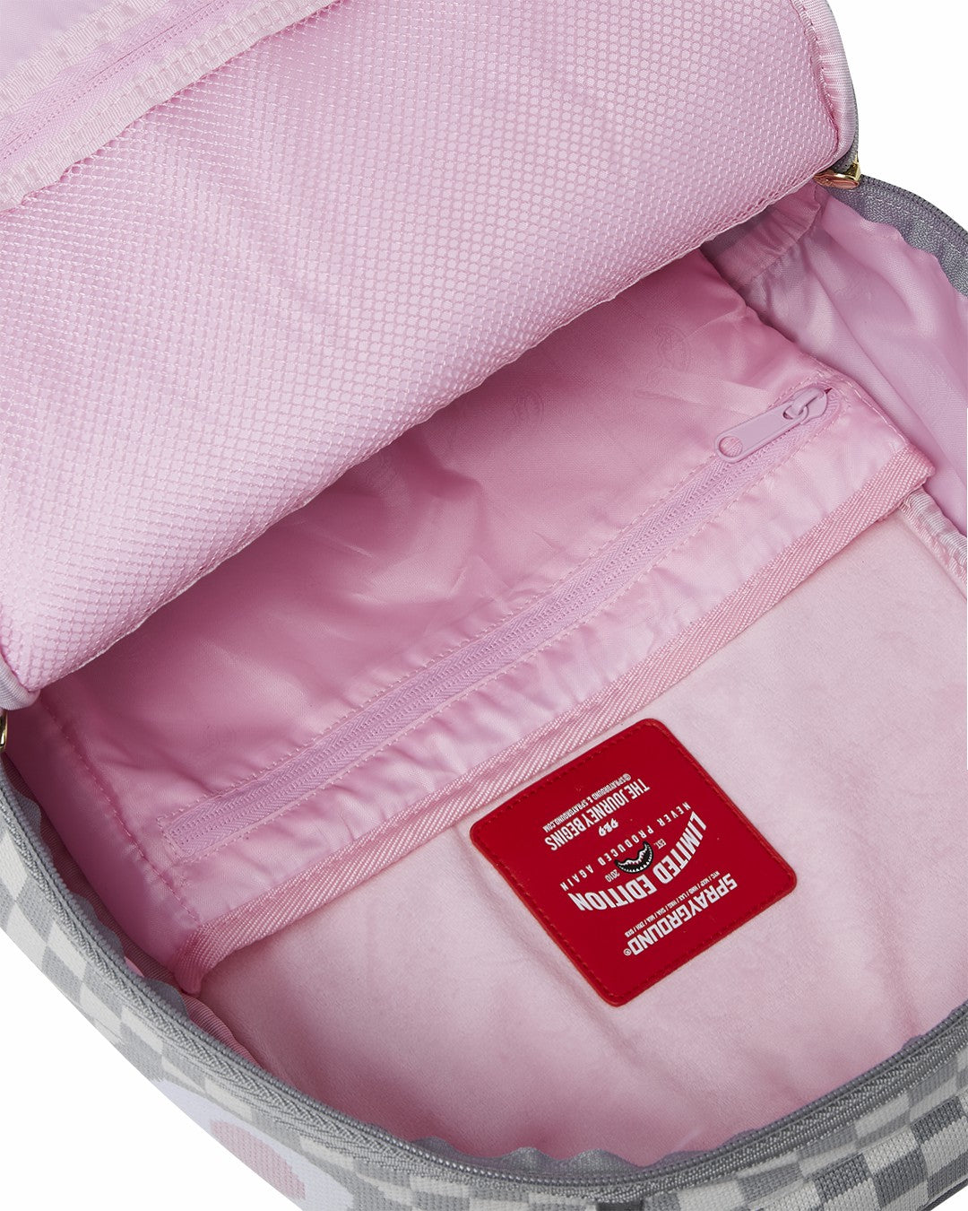 Sprayground KNIT SHARKS IN PARIS IN CREAM DLX BACKPACK