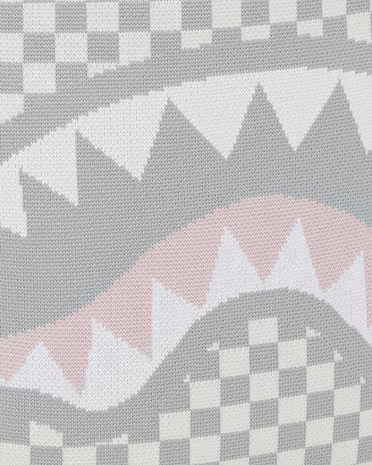 Sprayground KNIT SHARKS IN PARIS IN CREAM DLX BACKPACK