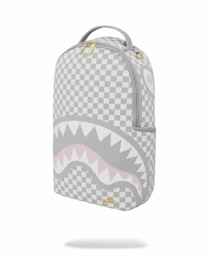 Sprayground KNIT SHARKS IN PARIS IN CREAM DLX BACKPACK