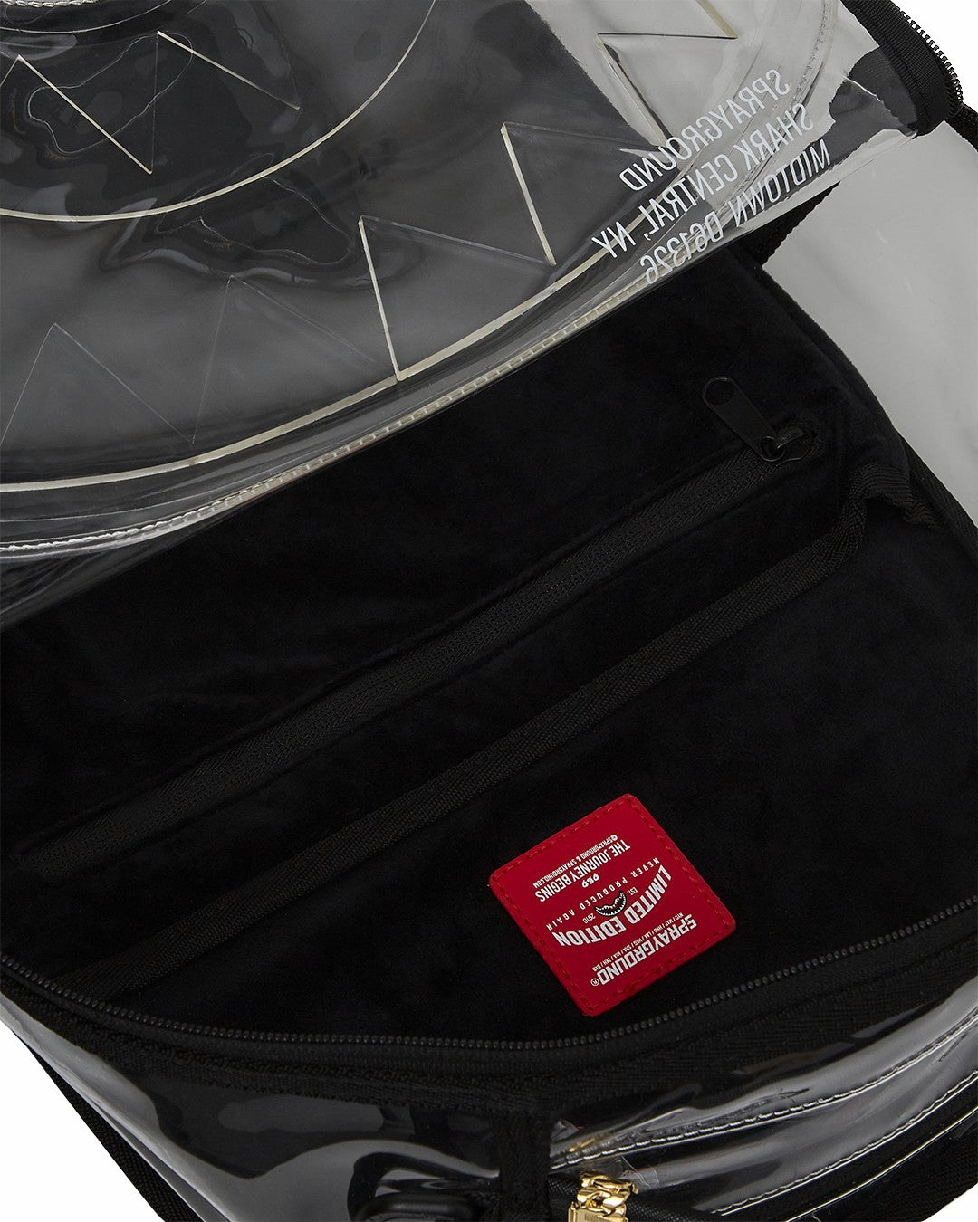 Sprayground CLEAR BACKPACK - SHARK CENTRAL