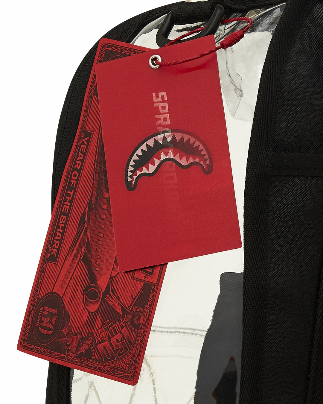Sprayground CLEAR BACKPACK - SHARK CENTRAL