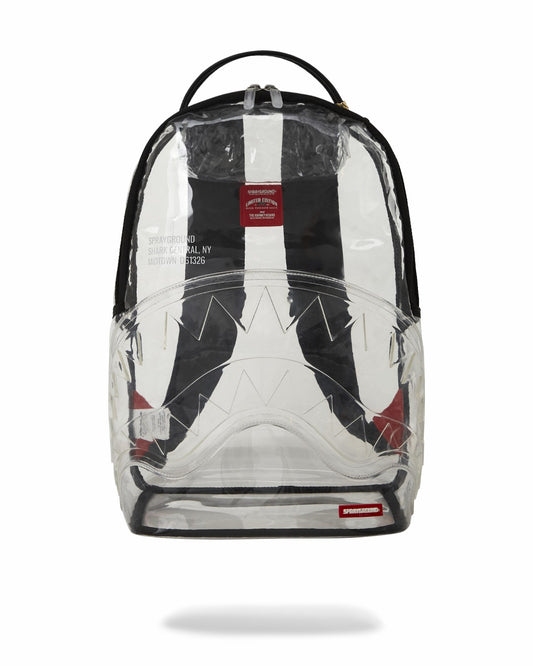 Sprayground 100% CLEAR BACKPACK - SHARK CENTRAL