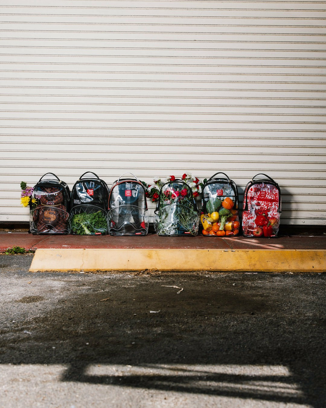 Sprayground 100% CLEAR BACKPACK - SHARK CENTRAL