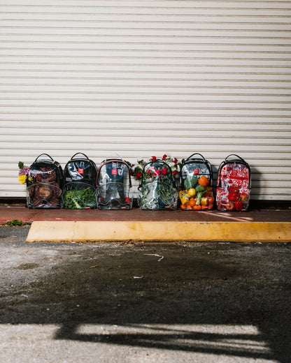 Sprayground 100% CLEAR BACKPACK - SHARK CENTRAL
