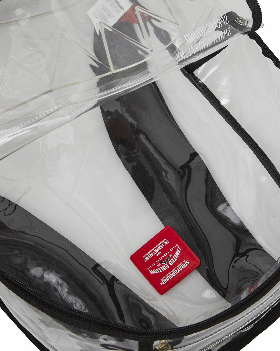 Sprayground 100% CLEAR BACKPACK - SHARK CENTRAL