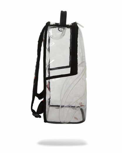 Sprayground 100% CLEAR BACKPACK - SHARK CENTRAL
