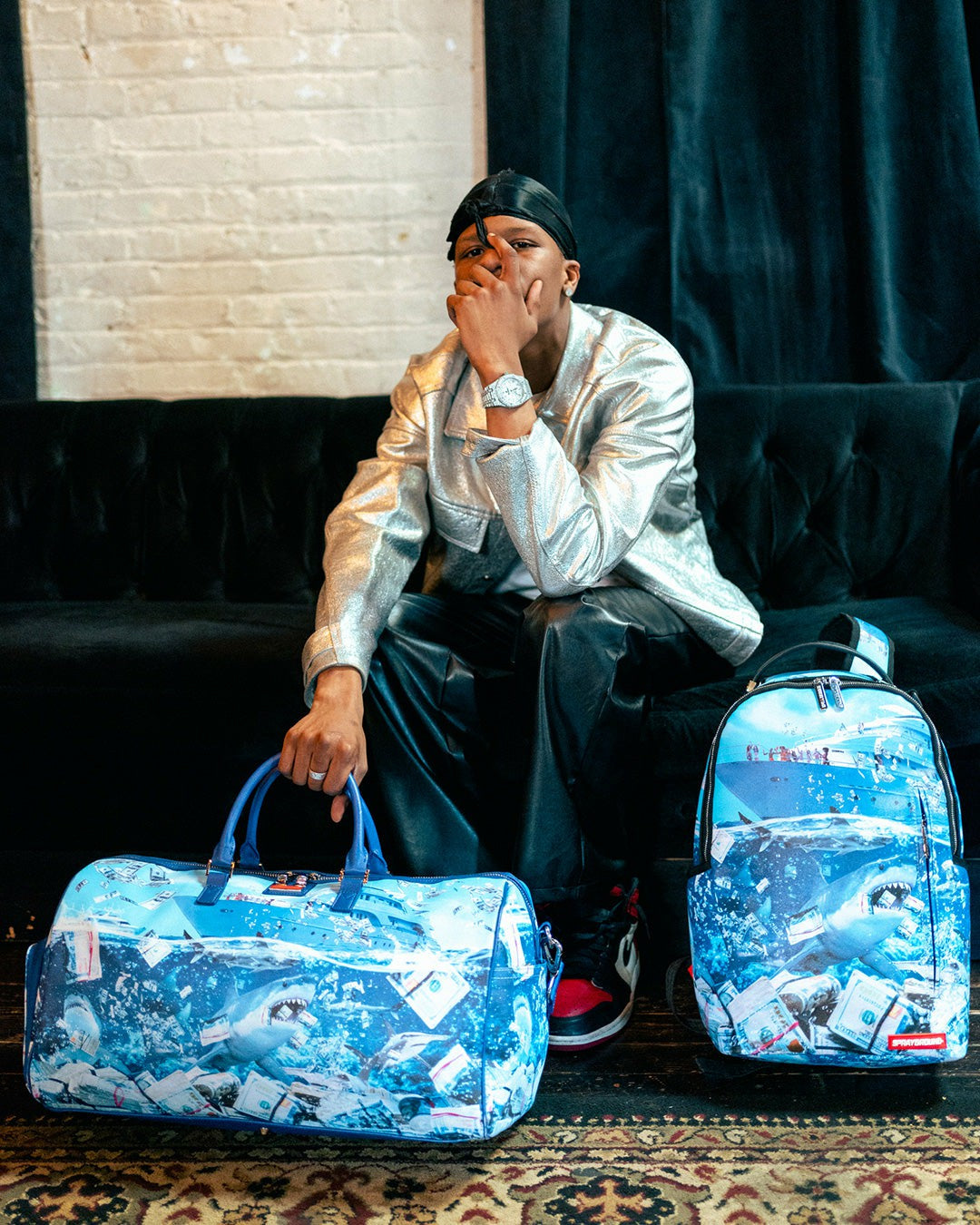 Sprayground THE SHARK PARTY DUFFLE