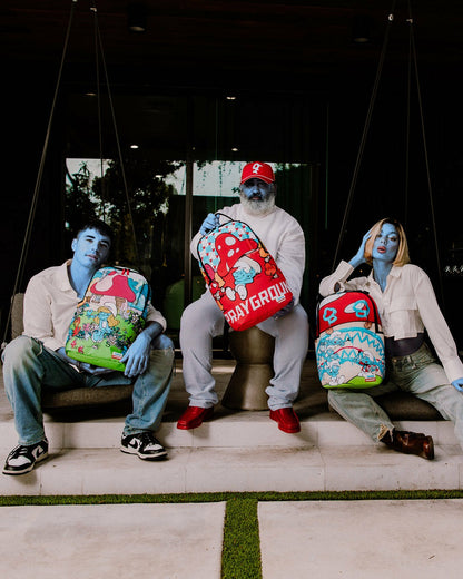 Sprayground SMURFS IN THE GARDEN BACKPACK