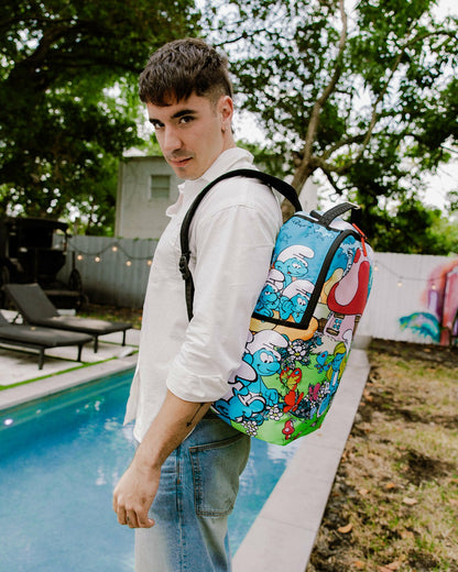 Sprayground SMURFS IN THE GARDEN BACKPACK