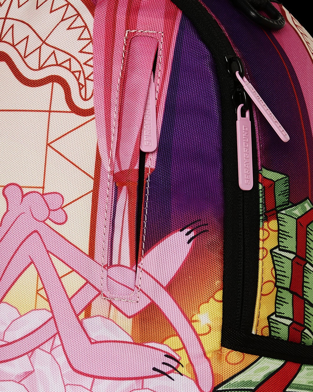 Sprayground PINK PANTHER FORTRESS OF MONEY-TUDE BACKPACK