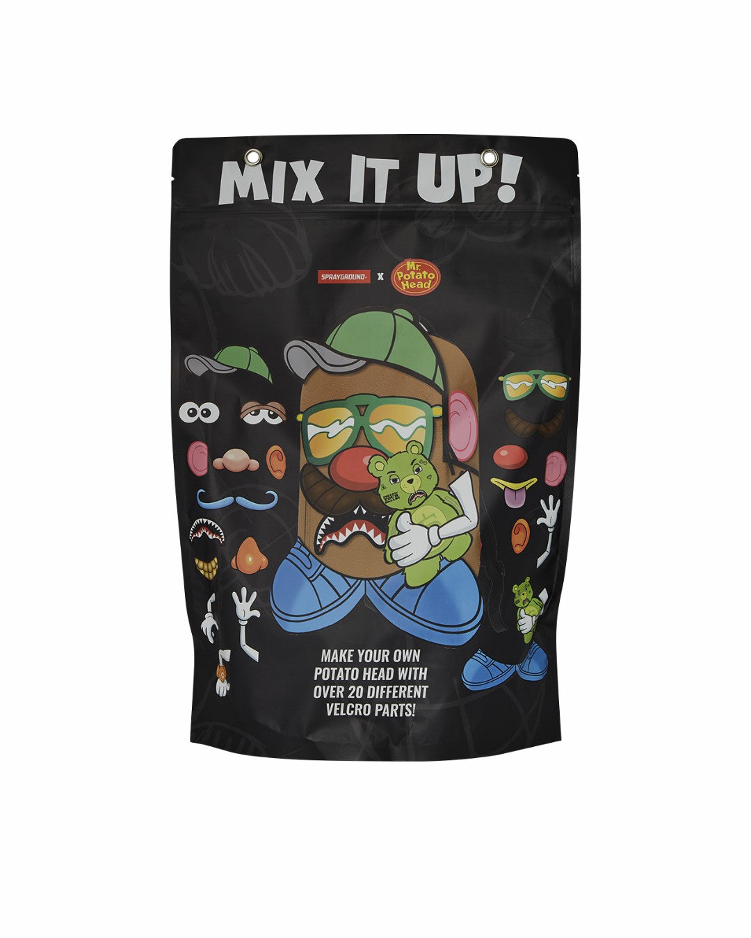 Sprayground MR. POTATO HEAD VELCRO PATCH MIX-IT-UP DLXSV BACKPACK