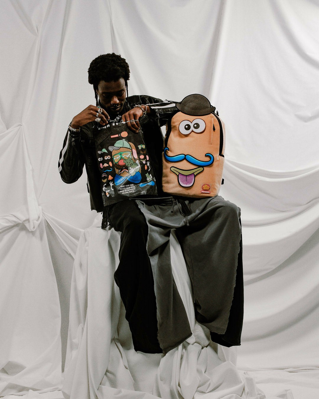 Sprayground MR. POTATO HEAD VELCRO PATCH MIX-IT-UP DLXSV BACKPACK