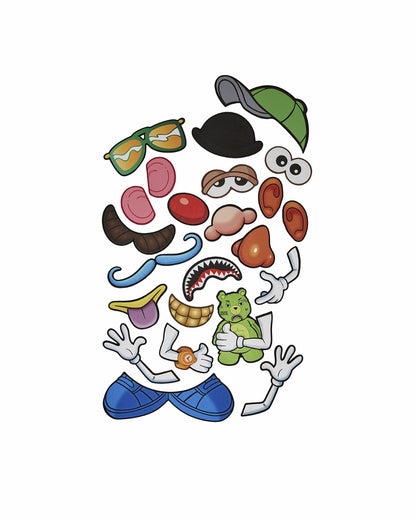 Sprayground MR. POTATO HEAD VELCRO PATCH MIX-IT-UP DLXSV BACKPACK