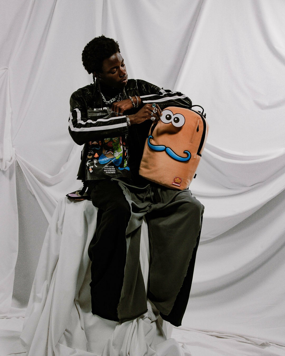 Sprayground MR. POTATO HEAD VELCRO PATCH MIX-IT-UP DLXSV BACKPACK