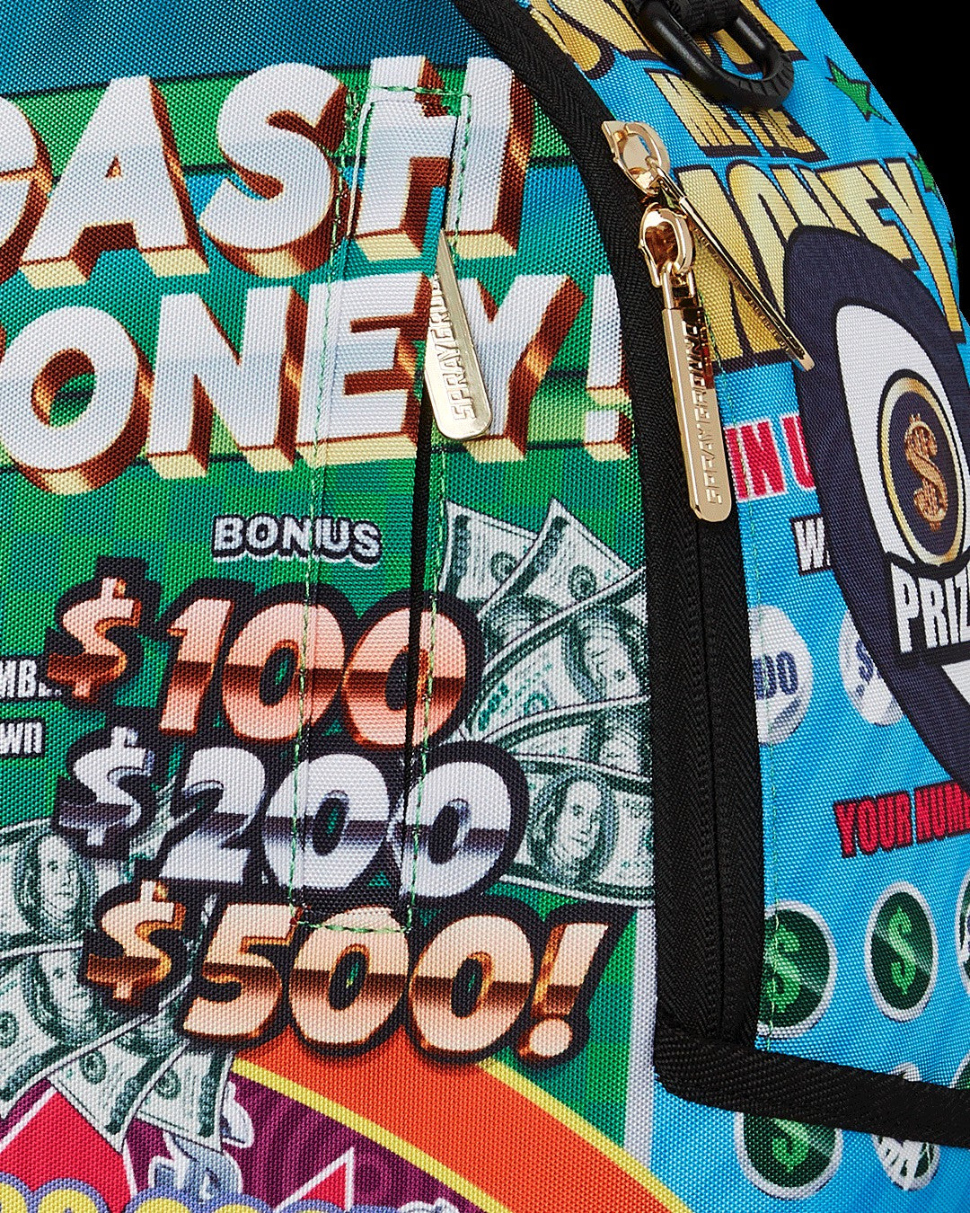 Sprayground BIG MONEY BIG MONEY BACKPACK (COMES WITH SCRATCH OFF PLAYING CARD)